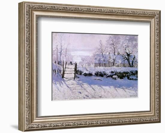 Magpie-Claude Monet-Framed Art Print