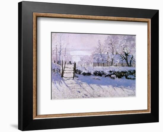 Magpie-Claude Monet-Framed Art Print