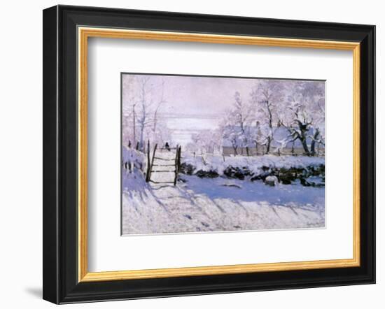 Magpie-Claude Monet-Framed Art Print