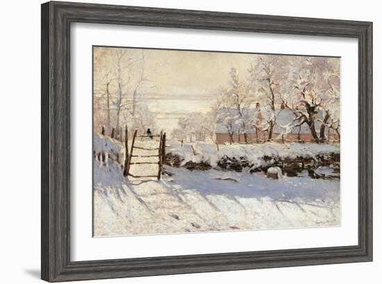 Magpie-Claude Monet-Framed Art Print