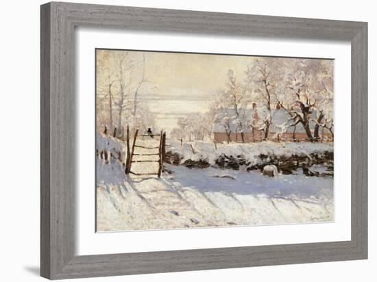 Magpie-Claude Monet-Framed Art Print