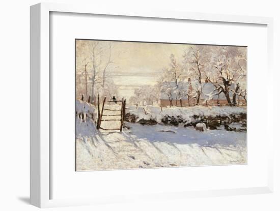 Magpie-Claude Monet-Framed Art Print