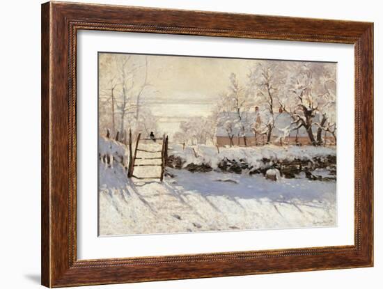 Magpie-Claude Monet-Framed Art Print