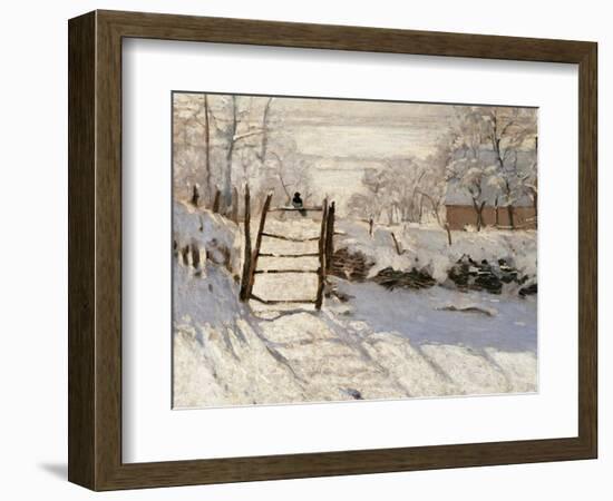 Magpie-Claude Monet-Framed Art Print