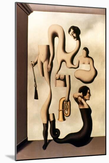 Magritte: Acrobat's Ideas-Rene Magritte-Mounted Giclee Print