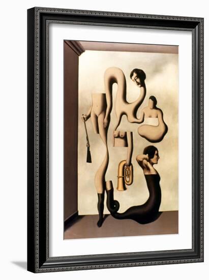 Magritte: Acrobat's Ideas-Rene Magritte-Framed Giclee Print