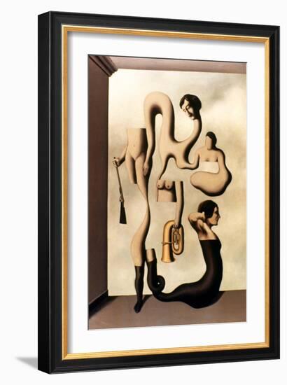 Magritte: Acrobat's Ideas-Rene Magritte-Framed Giclee Print