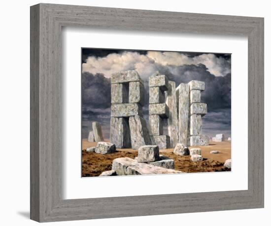 Magritte: Art, 1950-Rene Magritte-Framed Giclee Print