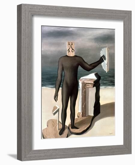 Magritte: Man From The Sea-Rene Magritte-Framed Giclee Print