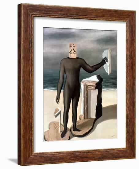 Magritte: Man From The Sea-Rene Magritte-Framed Giclee Print