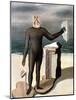 Magritte: Man From The Sea-Rene Magritte-Mounted Giclee Print