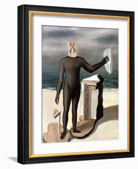 Magritte: Man From The Sea-Rene Magritte-Framed Giclee Print