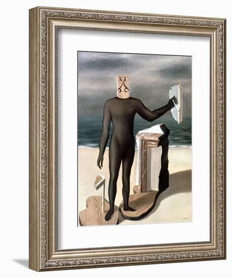 Magritte: Man From The Sea-Rene Magritte-Framed Giclee Print