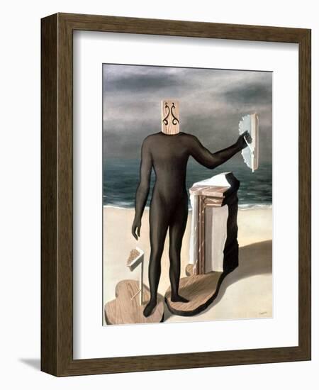 Magritte: Man From The Sea-Rene Magritte-Framed Giclee Print