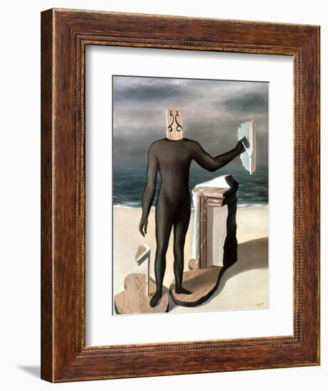 Magritte: Man From The Sea-Rene Magritte-Framed Giclee Print