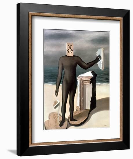 Magritte: Man From The Sea-Rene Magritte-Framed Giclee Print