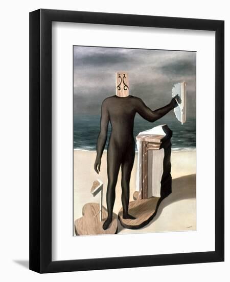 Magritte: Man From The Sea-Rene Magritte-Framed Giclee Print