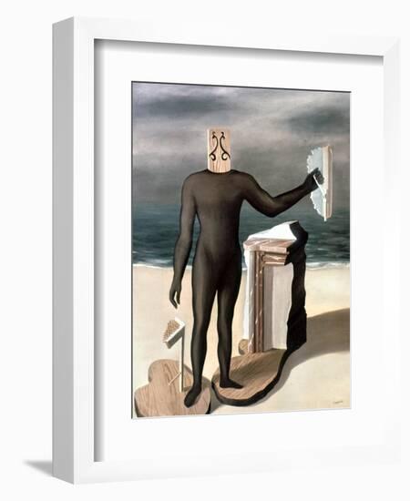 Magritte: Man From The Sea-Rene Magritte-Framed Giclee Print