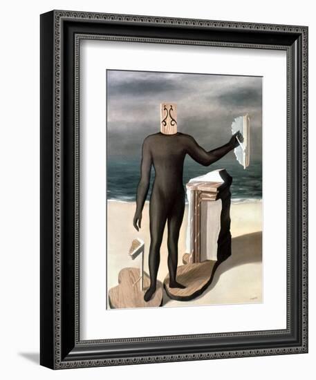 Magritte: Man From The Sea-Rene Magritte-Framed Giclee Print