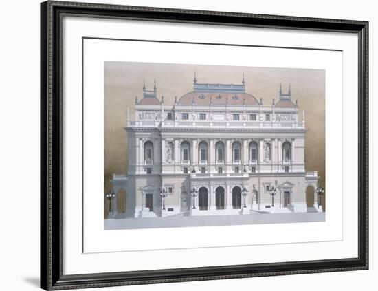 Magyar Allami Operahaz, Budapest-Andras Kaldor-Framed Premium Giclee Print