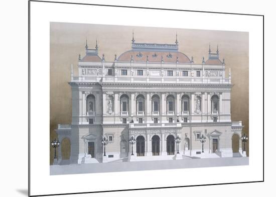 Magyar Allami Operahaz, Budapest-Andras Kaldor-Mounted Premium Giclee Print