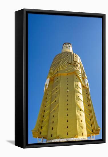 Maha Bodhi Ta Htaung Standing Buddha, one of the largest standing Buddhas in the world, Monywa-Jan Miracky-Framed Premier Image Canvas