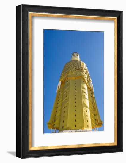 Maha Bodhi Ta Htaung Standing Buddha, one of the largest standing Buddhas in the world, Monywa-Jan Miracky-Framed Photographic Print