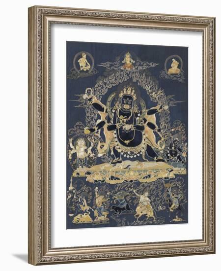 Mahâkâla, sous son aspect Sadbhuja-null-Framed Giclee Print
