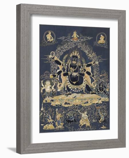 Mahâkâla, sous son aspect Sadbhuja-null-Framed Giclee Print