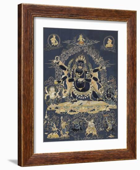 Mahâkâla, sous son aspect Sadbhuja-null-Framed Giclee Print