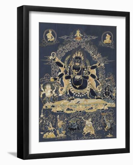 Mahâkâla, sous son aspect Sadbhuja-null-Framed Giclee Print