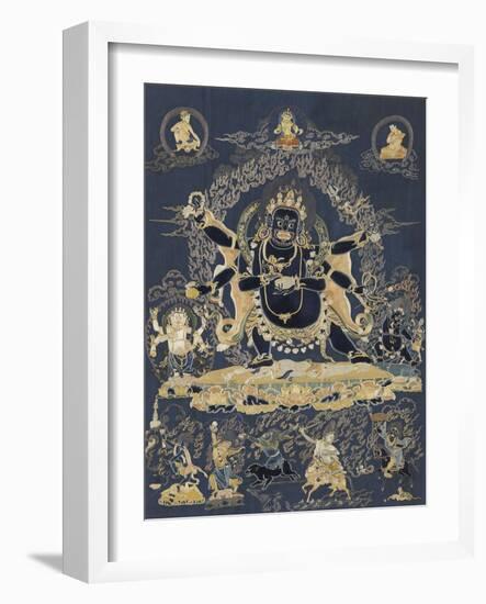 Mahâkâla, sous son aspect Sadbhuja-null-Framed Giclee Print