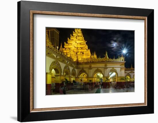 Mahamuni Paya (Pagoda), Mandalay, Myanmar (Burma), Asia-Nathalie Cuvelier-Framed Photographic Print