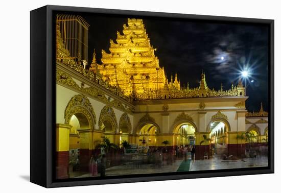 Mahamuni Paya (Pagoda), Mandalay, Myanmar (Burma), Asia-Nathalie Cuvelier-Framed Premier Image Canvas