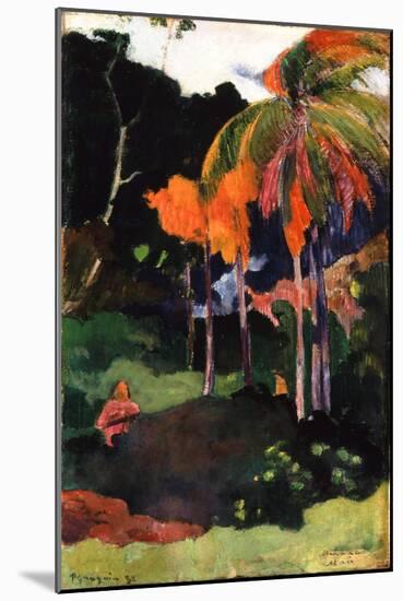 Mahana Ma'A, 1892-Paul Gauguin-Mounted Giclee Print