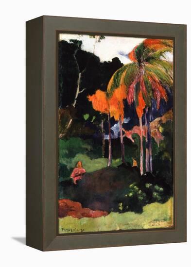 Mahana Ma'A, 1892-Paul Gauguin-Framed Premier Image Canvas