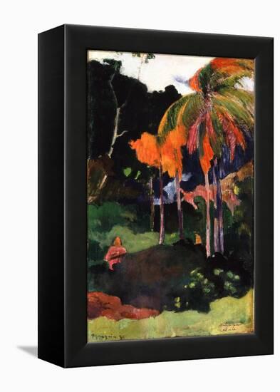 Mahana Ma'A, 1892-Paul Gauguin-Framed Premier Image Canvas