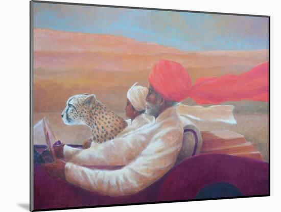Maharaja, Boy + Cheetah-Lincoln Seligman-Mounted Giclee Print