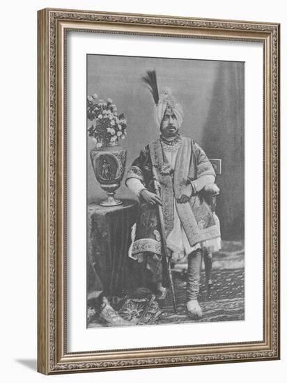 Maharaja Pratap Singhji of Jammu and Kashmir (Engraving)-English Photographer-Framed Giclee Print