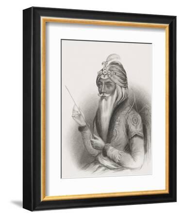 Maharaja Ranjit Singh, 1780 - 1839, the founder of the Sikh Empire Stock  Photo - Alamy