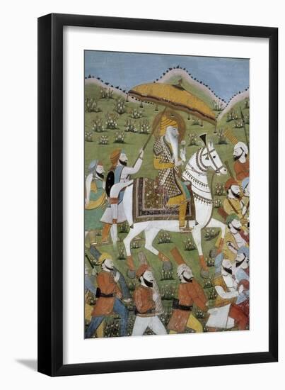 Maharaja Ranjit Singh--Framed Art Print