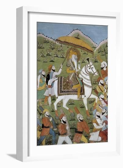 Maharaja Ranjit Singh-null-Framed Art Print