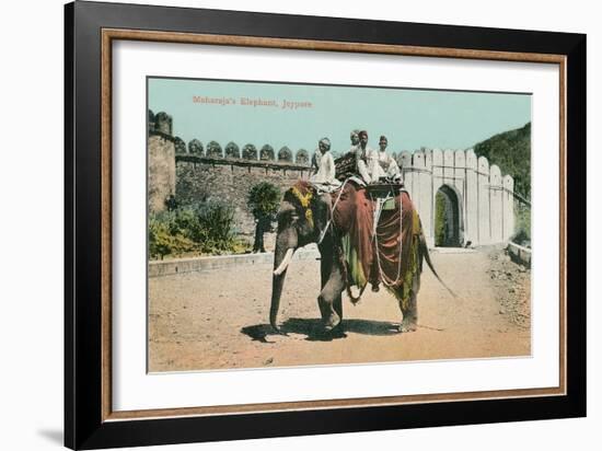 Maharaja's Elephant, Jaipur, India-null-Framed Art Print