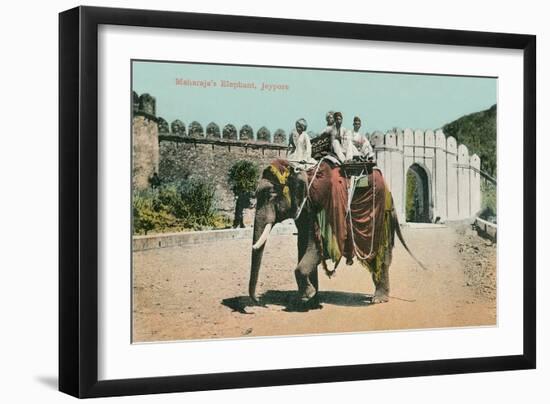 Maharaja's Elephant, Jaipur, India-null-Framed Art Print