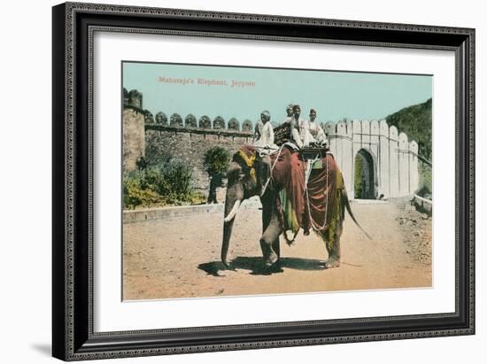 Maharaja's Elephant, Jaipur, India-null-Framed Art Print