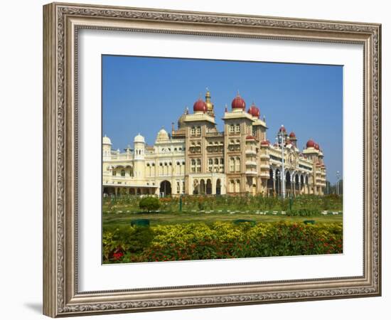 Maharaja's Palace, Mysore, Karnataka, India, Asia-Tuul-Framed Photographic Print