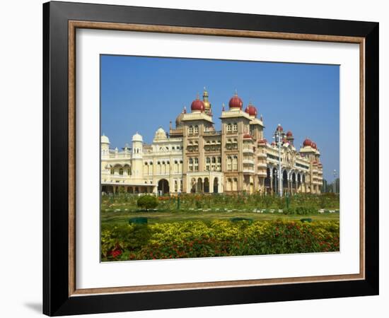 Maharaja's Palace, Mysore, Karnataka, India, Asia-Tuul-Framed Photographic Print