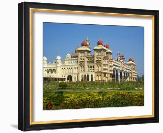 Maharaja's Palace, Mysore, Karnataka, India, Asia-Tuul-Framed Photographic Print