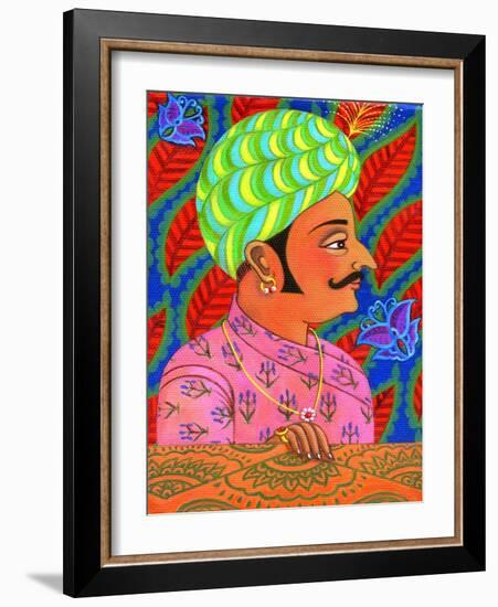 Maharaja with Butterflies, 2011-Jane Tattersfield-Framed Giclee Print