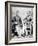 Mahatma Gandhi in Rajkot with School Friend Sheikh Mehtab, Rajkot, 1883-null-Framed Giclee Print